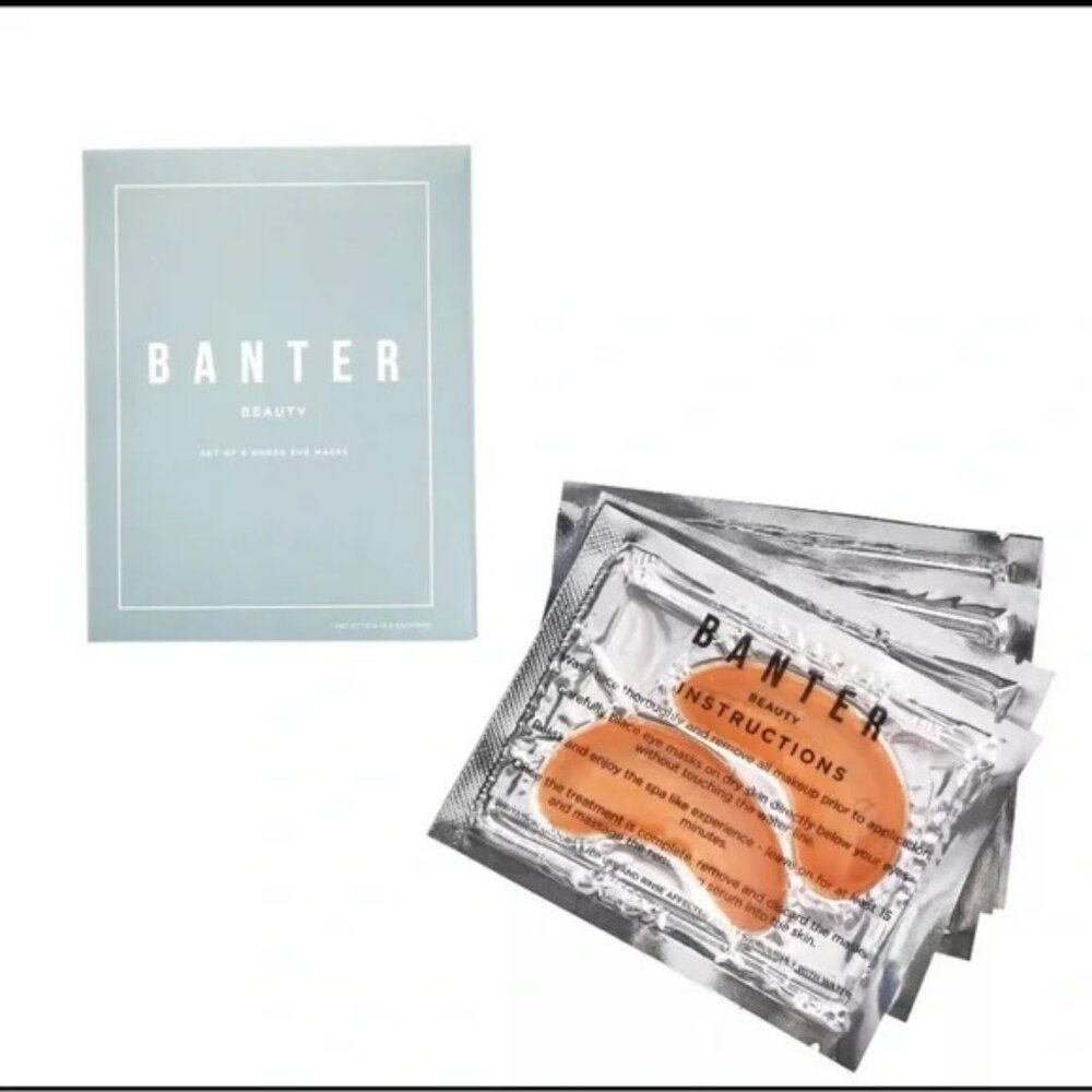 Banter Beauty Set of 5 Under Eye Masks New in Box